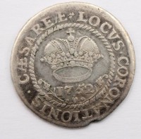 Auktion 364<br>Aachen 16 Mark, 1752, Silber, D-2,5 cm, 5,2 gr.