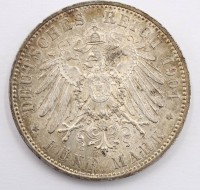Auktion 364<br>5 Mark 1901, Georg, König von Sachsen D-3,8 cm, 28 gr
