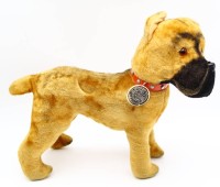 Auktion 364<br>Großer Stoffhund/ Boxer, H-30cm, L-35cm