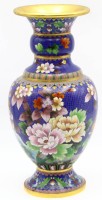 Auktion 364 / Los 15516 <br>Vintage Cloisonne Vase, H-31cm