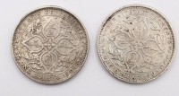 Auktion 364<br>2x Trade Dollar 1903/1904, Great Brittain, Edward VII, Silber
