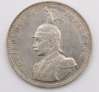 Auktion 364<br>1 Rupie Deutsch-Ostafrikanische Gesellschaft 1893, Wilhelm II,