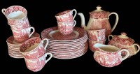 Auktion 364<br>Kaffeeservice für 9 Personen, England, einige U.T., Teller mehr