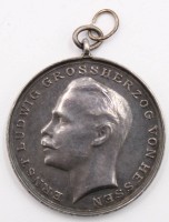 Auktion 364<br>Tapferkeitsmedaille, Grossherzog von Hessen, Silber.