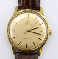 Auktion 364<br>Vintage-Herren-Armbanduhr, OMEGA Geneve, Automatic, Werk läuft, ca. D-3,4cm