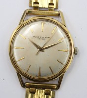 Auktion 364<br>Vintage-Herren-Armbanduhr, Baume &amp; Mercier, Handaufzug, Werk läuft, ca. D-3,5cm