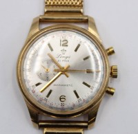 Auktion 364<br>Vintage-Herren-Armbanduhr, Lings 21 Prix, Handaufzug, Werk läuft, D-3,7cm