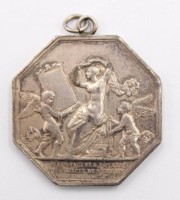 Auktion 364<br>frz. Medaille Gayrard - Manufacture de ST Gobain Chauny, um 1830, Silber