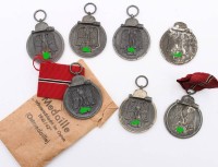 Auktion 364<br>7x Ostmedaille in unterschiedlicher Erhaltung, 1x mit Tüte