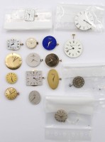 Auktion 364<br>16x div. meist Damen.-Armbanduhrwerke, Baume &amp; Mercier, Chopard, OMEGA, Werke nicht geprüft