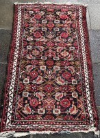 Auktion 364<br>kl. Orient-Läufer,  72x116 cm, Altersspuren, reinigungsbedürftig