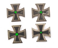 Auktion 364<br>4x Eisernes Kreuz 1.Klasse, 2.WK, unterschiedliche Erhaltung