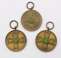 Auktion 364<br>3x Kriegsverdienst-Medaille 1939
