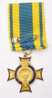 Auktion 364<br>Ehrenkreuz des Landwehr-Verbandes Braunschweig, 1875, am Band