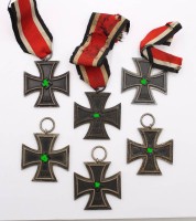 Auktion 364<br>6x EK II, 2.WK, tw. am Band, unterschiedliche Erhaltung