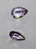 Auktion 364<br>2x unbehandelte Amethyste, Brasilien, ca. 1,7ct