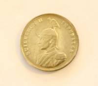 Auktion 364<br>1-Rupie-Münze aus Deutsch-Ostafrika. 1913 J
