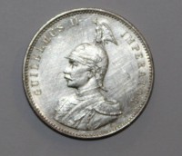 Auktion 364<br>1-Rupie-Münze aus Deutsch-Ostafrika. 1910 J