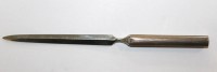 Auktion 364<br>Brieföffner, 925er Silbergriff, gemarkt "R+S", L-17,5cm