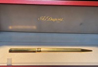 Auktion 364<br>Kugelschreiber "Dupont" Paris, vergoldet in orig. Etui, Begleitheft,