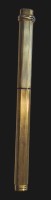 Auktion 364<br>Le Must de Cartier Vendome Trinity 18k vergoldet gestreift Kugelschreiber, L-13,7 cm