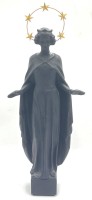 Auktion 364 / Los 15083 <br>Eisen-Heiligenfigur von Buderus "St.Barbara" Mod. 1731, H-31 cm