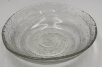 Auktion 364<br>Kunstglasschale, Design Pavel Panek, D-24 cm, H-7 cm, Sklo Union Rosic, Tschechei