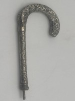Auktion 364<br>schöner Spazierstock-Griff, Silber, H-16 cm, 65 gr