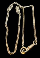 Auktion 364<br>Silber-Uhrenkette -835-, L-ca. 45 cm, 12,6 gr