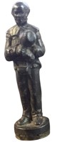 Auktion 364<br>kl.Metall Figur, Bergmann, H-9 cm