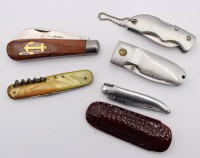Auktion 364<br>5x div. Taschenmesser, teilw. älter