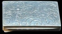 Auktion 365 / Los 11002 <br>kl. Tabaksdose oder ähnliches, Silber-835-, 54 gr., 7,5x5 cm