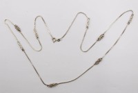 Auktion 365<br>925er Silber-Kette, 15,2gr., ca. L-79cm