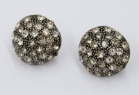 Auktion 365<br>Paar 925er Silber-Ohrstecker, klare Steine, ca. 5,8gr., D-