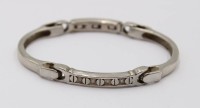 Auktion 365<br>Armband, Silber (gepr.), 28,4gr., ca. D-7cm