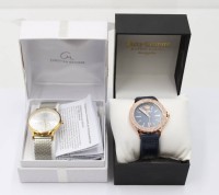 Auktion 365<br>2x div. Modeuhren, Quartzwerke, je in Kasten, Christina Materne und Juicy Couture