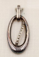 Auktion 365<br>Ein Anhänger Silber 925 mit Zirkonia .