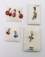 Auktion 365<br>8x div. kl. Silber-Anhänger, ca. L-3,2cm