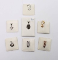 Auktion 365<br>7x div. Anhänger, Silber, ca. L-2,5cm