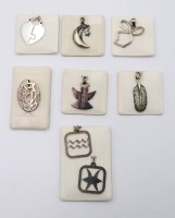 Auktion 365<br>8x div. Silber-Anhänger, ca. L-2,8cm