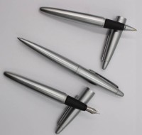 Auktion 365<br>3tlg. Schreibset, ungemarkt, Lederetui