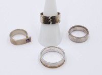 Auktion 365<br>4x 925er Silber-Ringe, zus. 26,1gr., ca. RG 50 bis 65