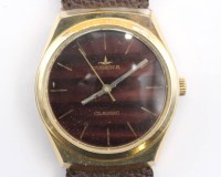 Auktion 365 / Los 2048 <br>Vintage-Armbanduhr, Dugena Classic, Handaufzug, Werk läuft, getragene Erhaltung, 4 x 3,6cm
