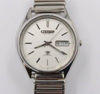 Auktion 365<br>Vintage-Armbanduhr, Citizen 7 Crystal, Automatik, Werk läuft, getragene Erhaltung, D- 3,6cm