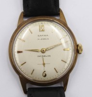 Auktion 365<br>Vintage-Armbanduhr, Safira, Handaufzug, Werk läuft, getragene Erhaltung, D- 3,4cm