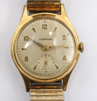 Auktion 365<br>Vintage-Armbanduhr, Junghans, Handaufzug, Werk läuft, getragene Erhaltung, D-3,2cm