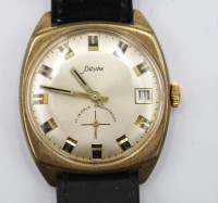 Auktion 365<br>Vintage-Armbanduhr, Pitsche, Handaufzug, Werk läuft, getragene Erhaltung, D- 3,3cm