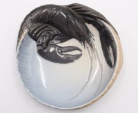 Auktion 365<br>Hummerschale, Royal Copenhagen, Dänemark, Entw. Jørgen Balslov, Modellnr. 3498, ca. D-19cm