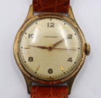 Auktion 365<br>Vintage-Armbanduhr, Junghans, Handaufzug, Werk läuft, getragene Erhaltung, D- 3cm