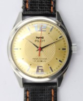 Auktion 365<br>Armbanduhr, HMT Pilot, Handaufzug, Werk läuft, getragene Erhaltung, D- 3,5cm